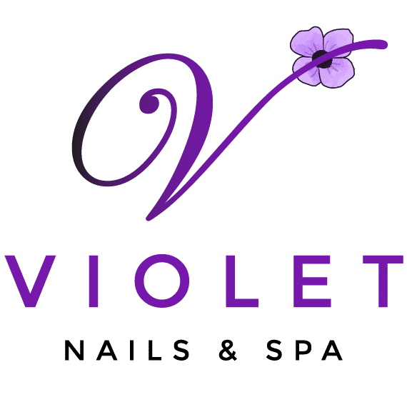 violet nails